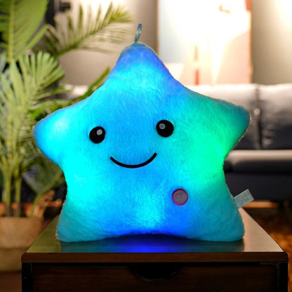 SleepyGlow™ | Cuddly pillow, headrest and nightlight in one