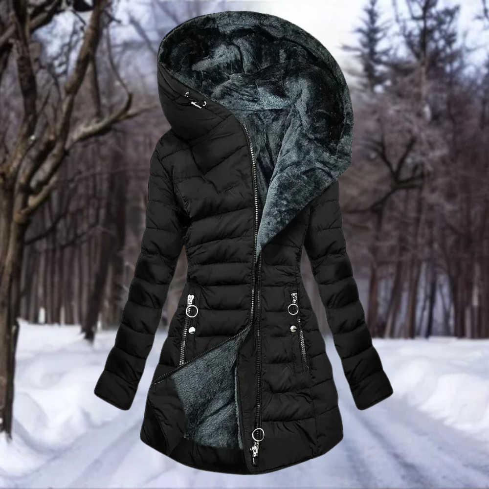 Senna™ - Elegant plush coat for women
