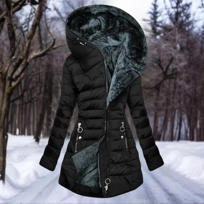 Senna™ - Elegant plush coat for women