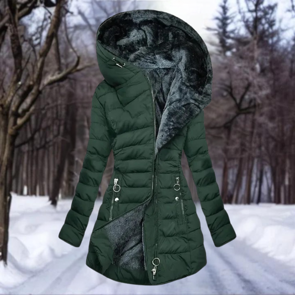 Senna™ - Elegant plush coat for women