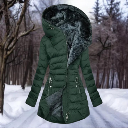Senna™ - Elegant plush coat for women