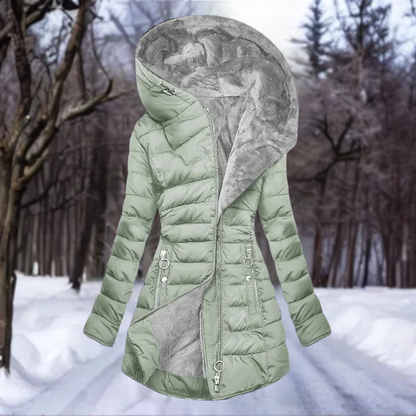 Senna™ - Elegant plush coat for women