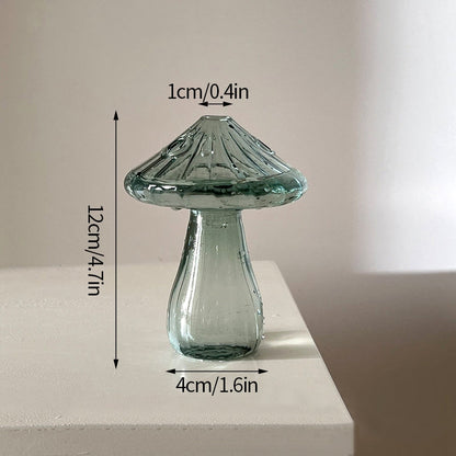 Fungglass™ | Cactus &amp; Mushroom Transparent Glass Vases