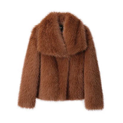 Axela™ | Elegant women's fur coat for stylish winter fashion 2024