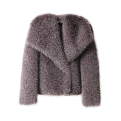 Axela™ | Elegant women's fur coat for stylish winter fashion 2024