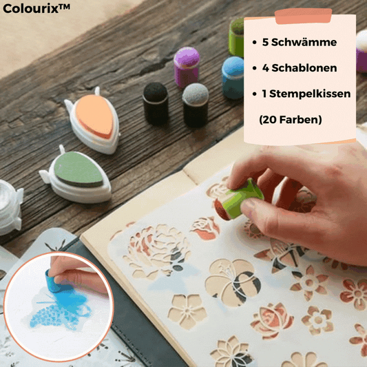 50% OFF | DazzleDab™ | DIY Sponge Finger Painting Set - incl. 20 colors