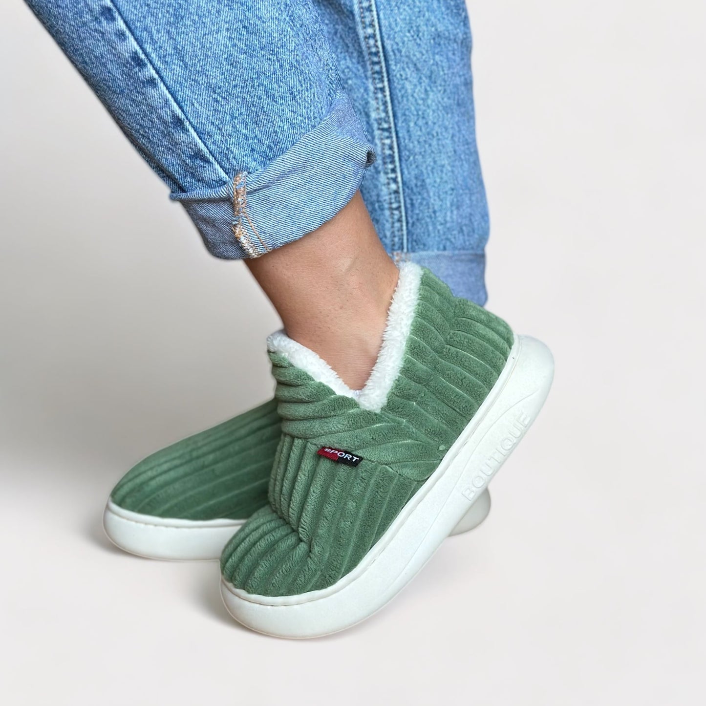 50% off | CozyComfort™ - Therapeutic Fuzzy Fleece Winter Slippers [Last Day Discount] 