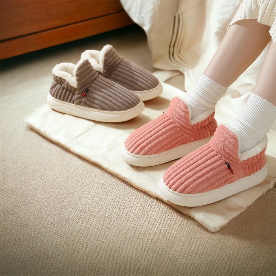 50% off | CozyComfort™ - Therapeutic Fuzzy Fleece Winter Slippers [Last Day Discount] 