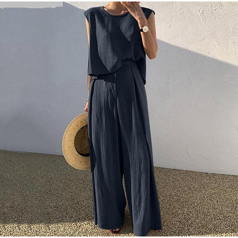 Ruth™ - Two-piece set made of cotton and linen