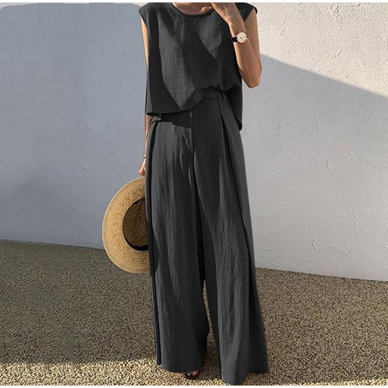 Ruth™ - Two-piece set made of cotton and linen