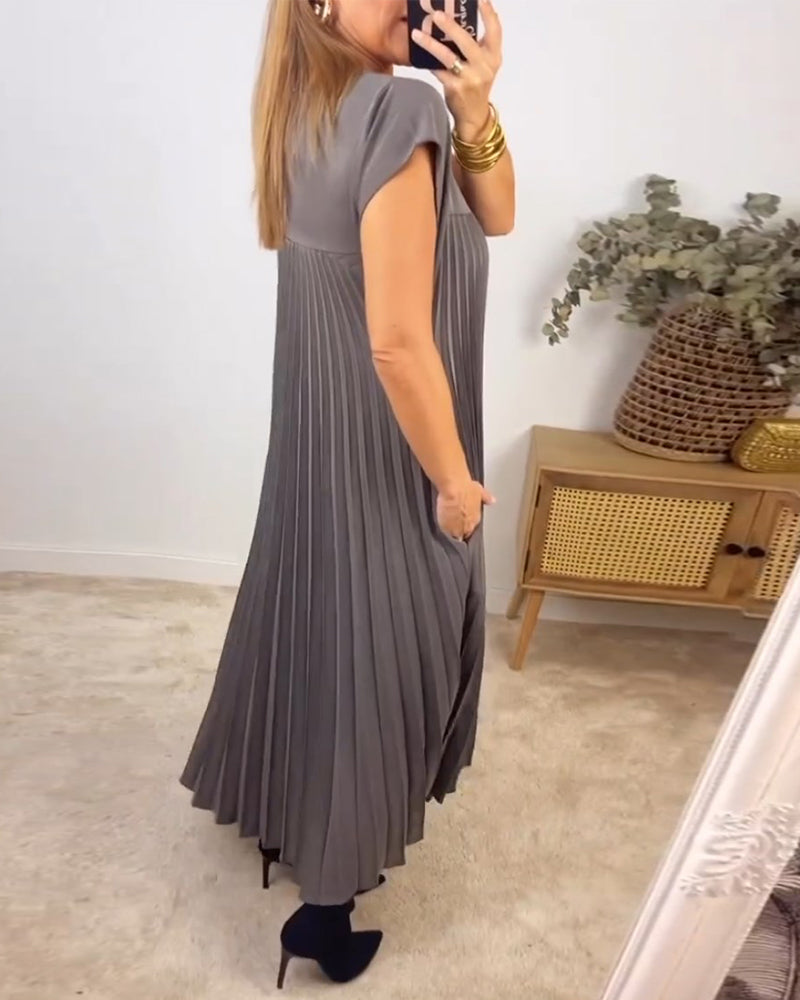 Seraphina™ | pleated maxi dress