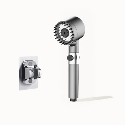Intelligent shower head with integrated water filter system