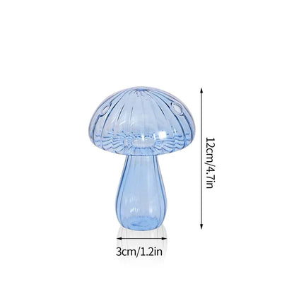 Fungglass™ | Cactus &amp; Mushroom Transparent Glass Vases