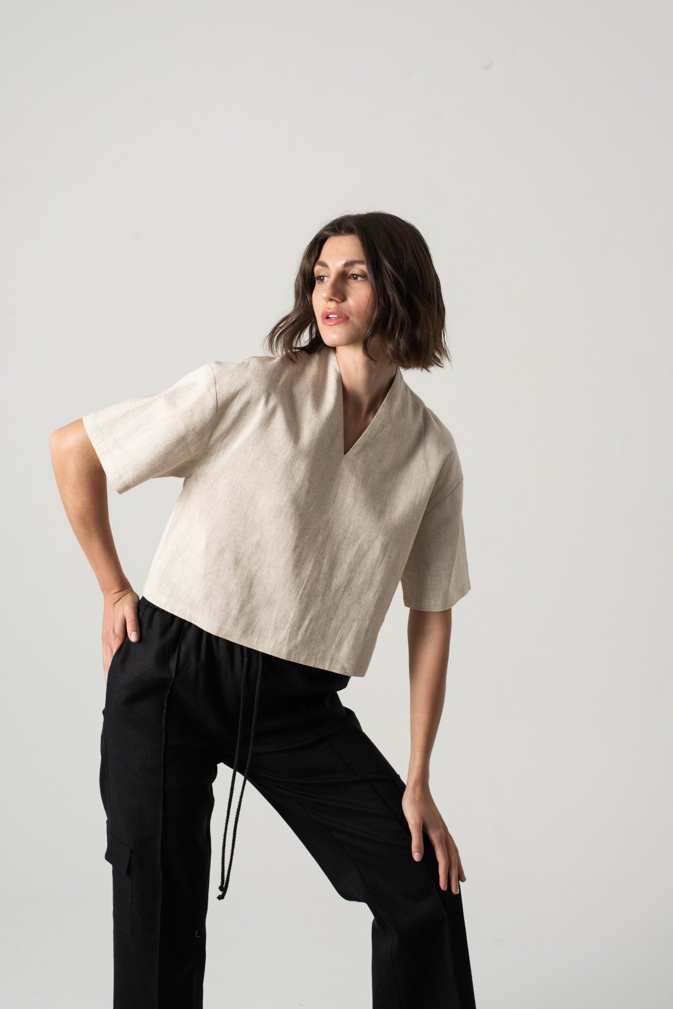 Emil™ – Linen Top in Natural