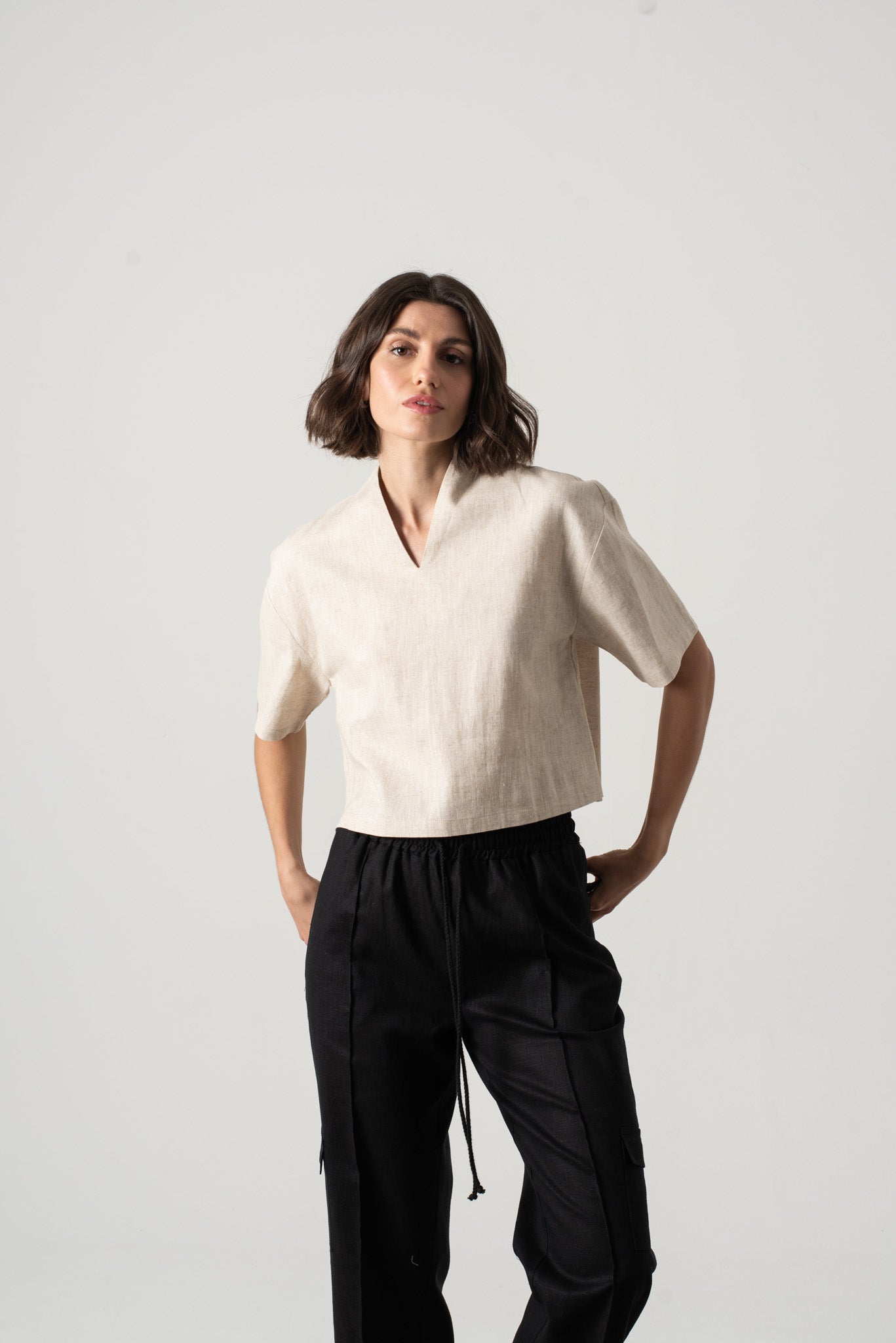 Emil™ – Linen Top in Natural