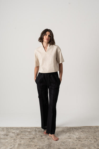 Emil™ – Linen Top in Natural