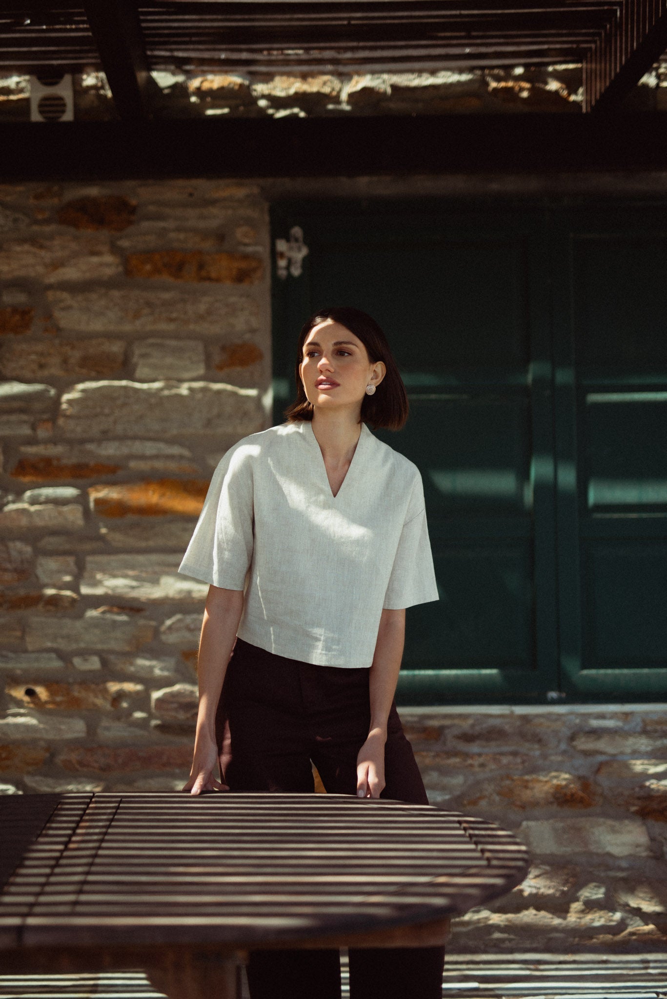 Emil™ – Linen Top in Natural