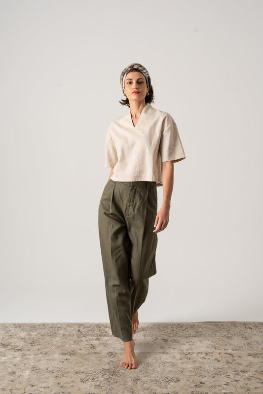 Emil™ – Linen Top in Natural