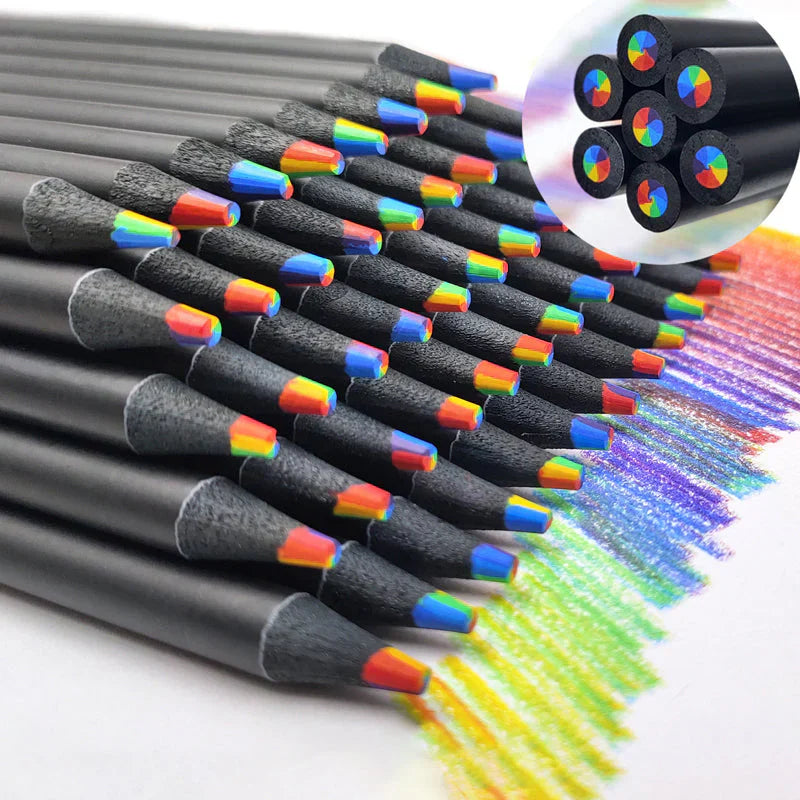 ColorWhirl™ – Rainbow colored pencil with 7 colors