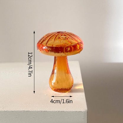 Fungglass™ | Cactus &amp; Mushroom Transparent Glass Vases