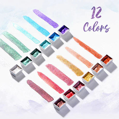 ArtisticGleam™ - Metallic Watercolor Painting Kit