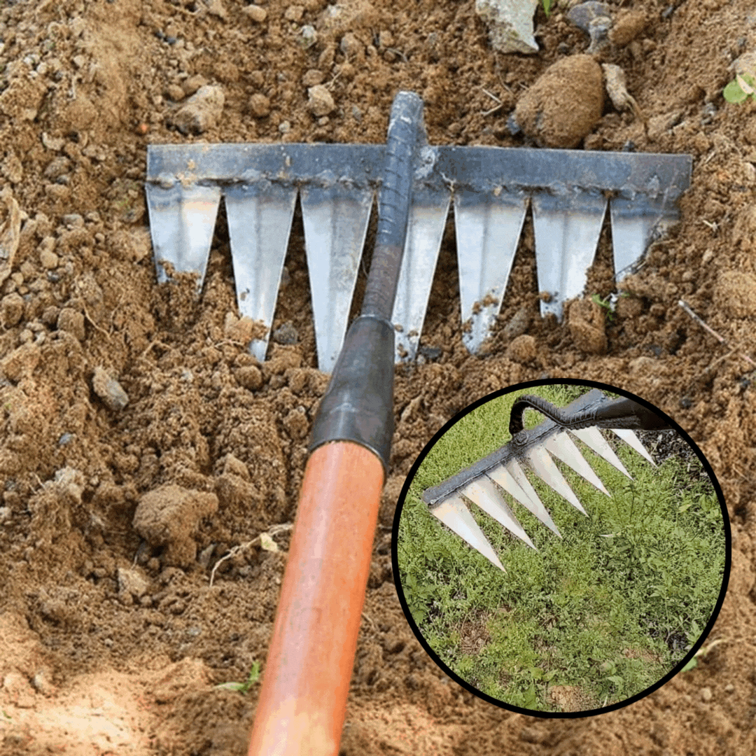 50% off | GardenBuddy™ - Robust iron garden rake [Last day discount]