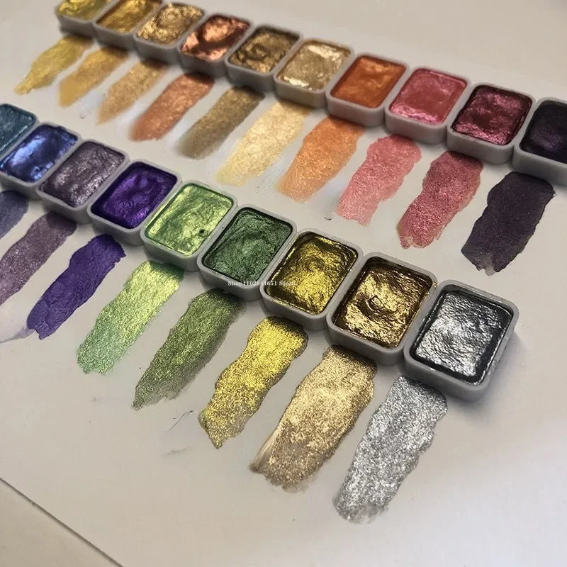 PearlScent™ - Powder Mineral Pearl Pigment Art Watercolor