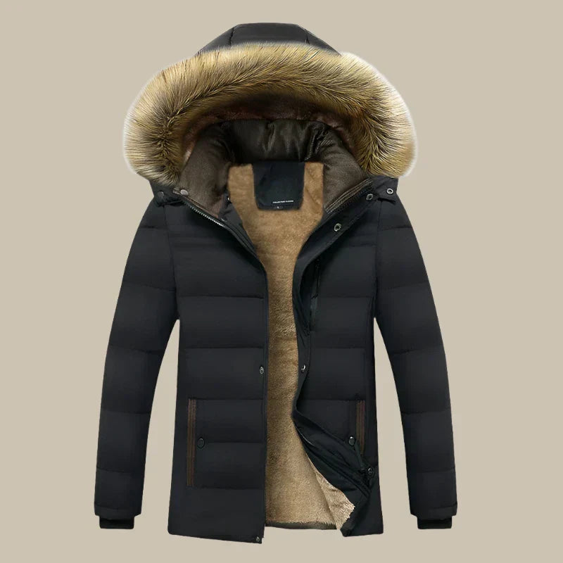 ArcticStyle™ - Puffer jacket with fur hood