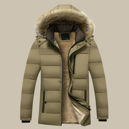 ArcticStyle™ - Puffer jacket with fur hood