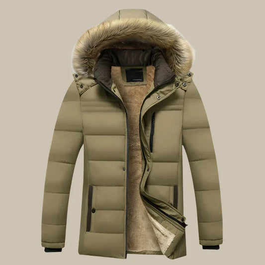 ArcticStyle™ - Puffer jacket with fur hood