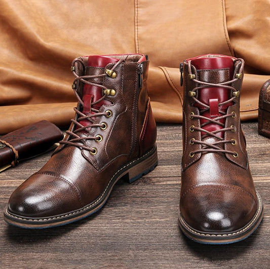 Lukas™ | Men's Classic Leather Oxford Boots