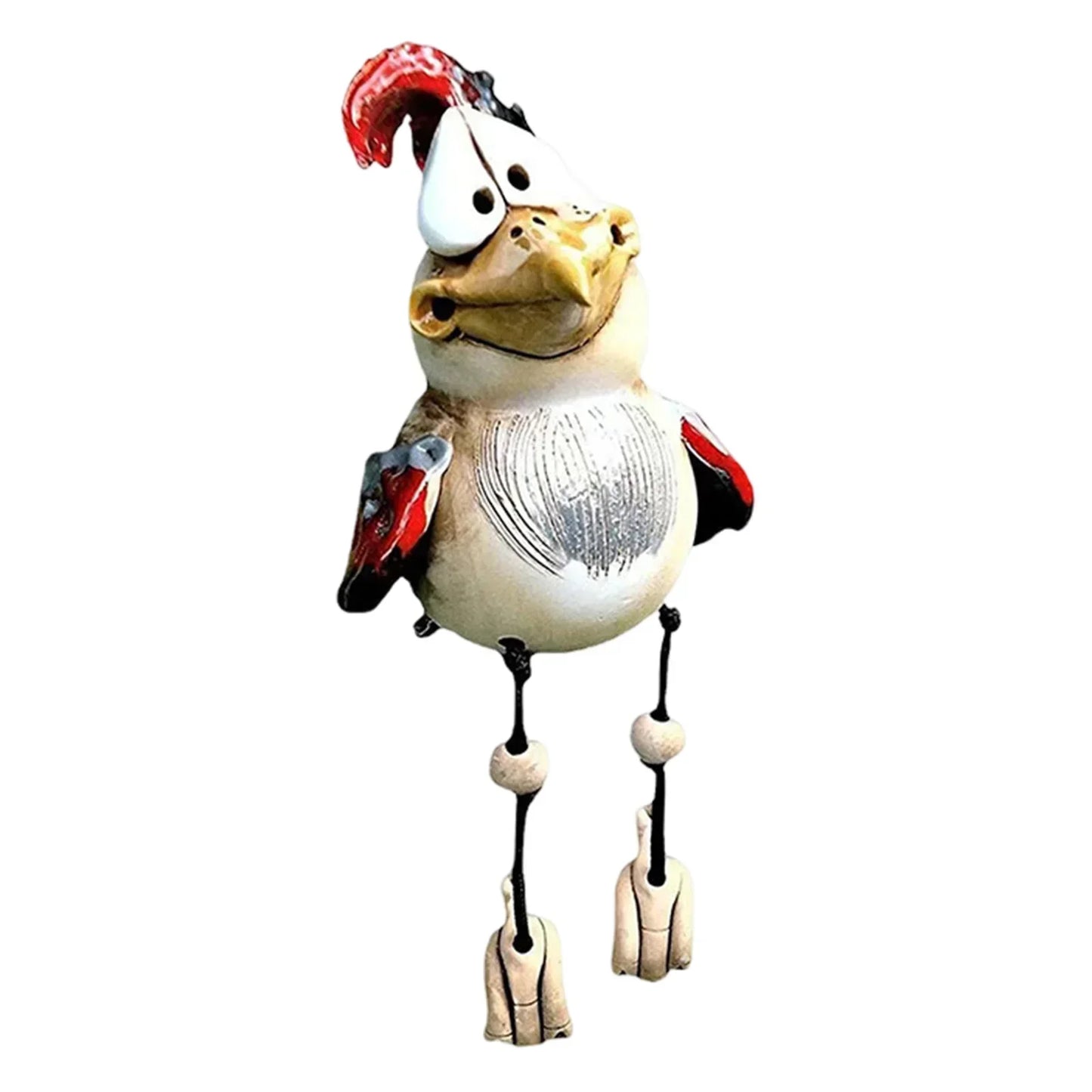 Birdie™ - Durable resin chicken decoration