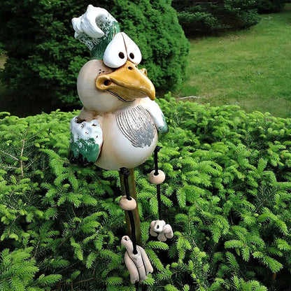Birdie™ - Durable resin chicken decoration