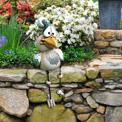 Birdie™ - Durable resin chicken decoration