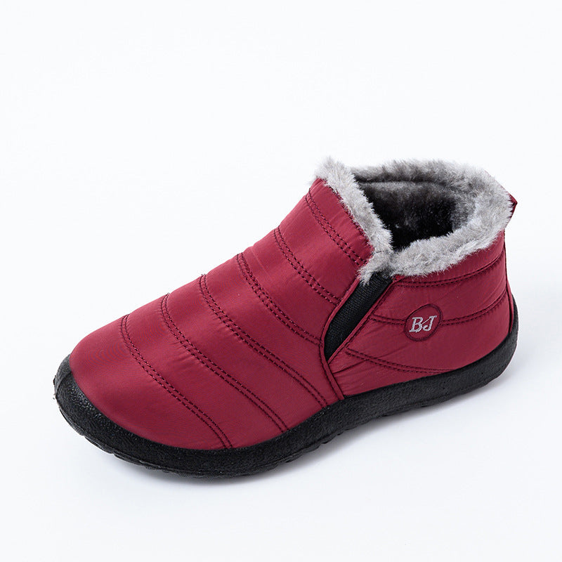 Ebeek™ Winter Female Slip On Flat Casual Shoes Waterproof