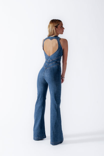 Colette™ - Backless Heart Hollow Out Jumpsuit (50% OFF) 