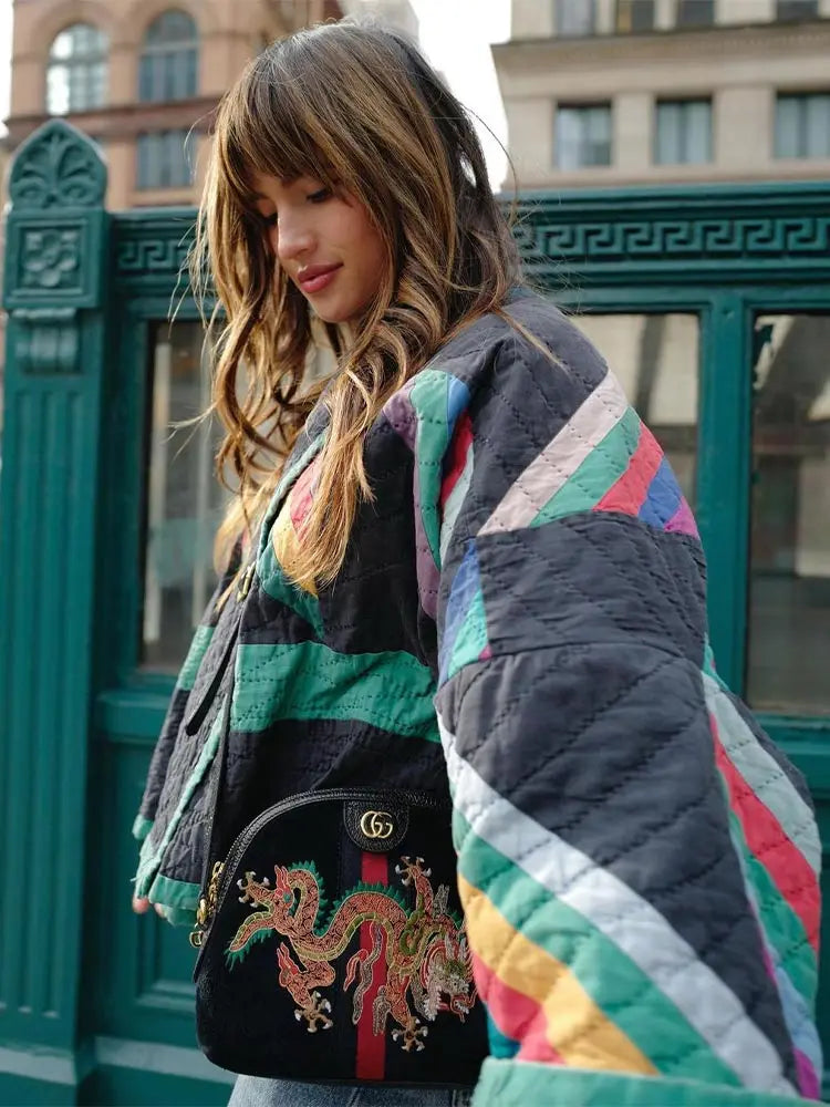 50% off | Alma™ - Multicolored Loose Vintage Jacket [Last Day Discount] 