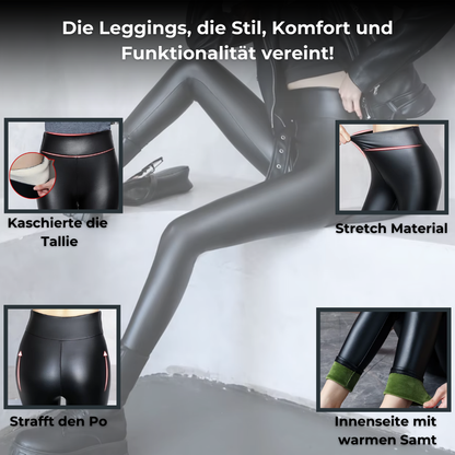 VixenTher™ | Sexy thermal leather leggings