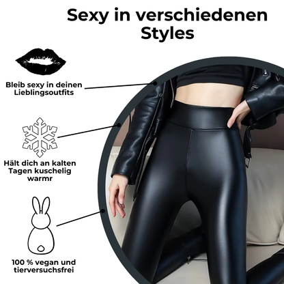 VixenTher™ | Sexy thermal leather leggings