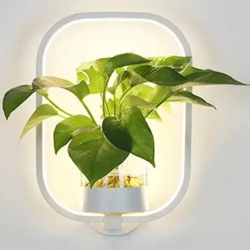 Wandlicht mit Stil & integriertem Pflanzgefäß