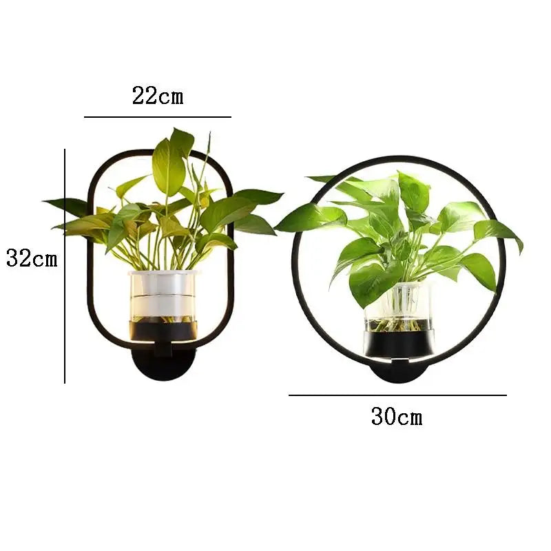 GlowPlant™ – Wall light with style &amp; integrated planter