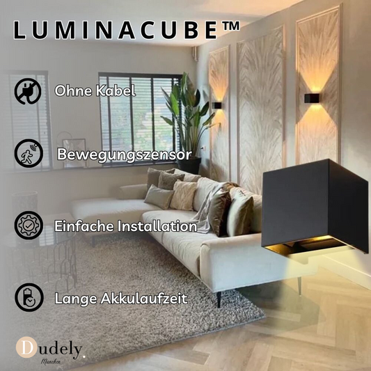 LuminaCube™ | The wireless and luxurious wall light!