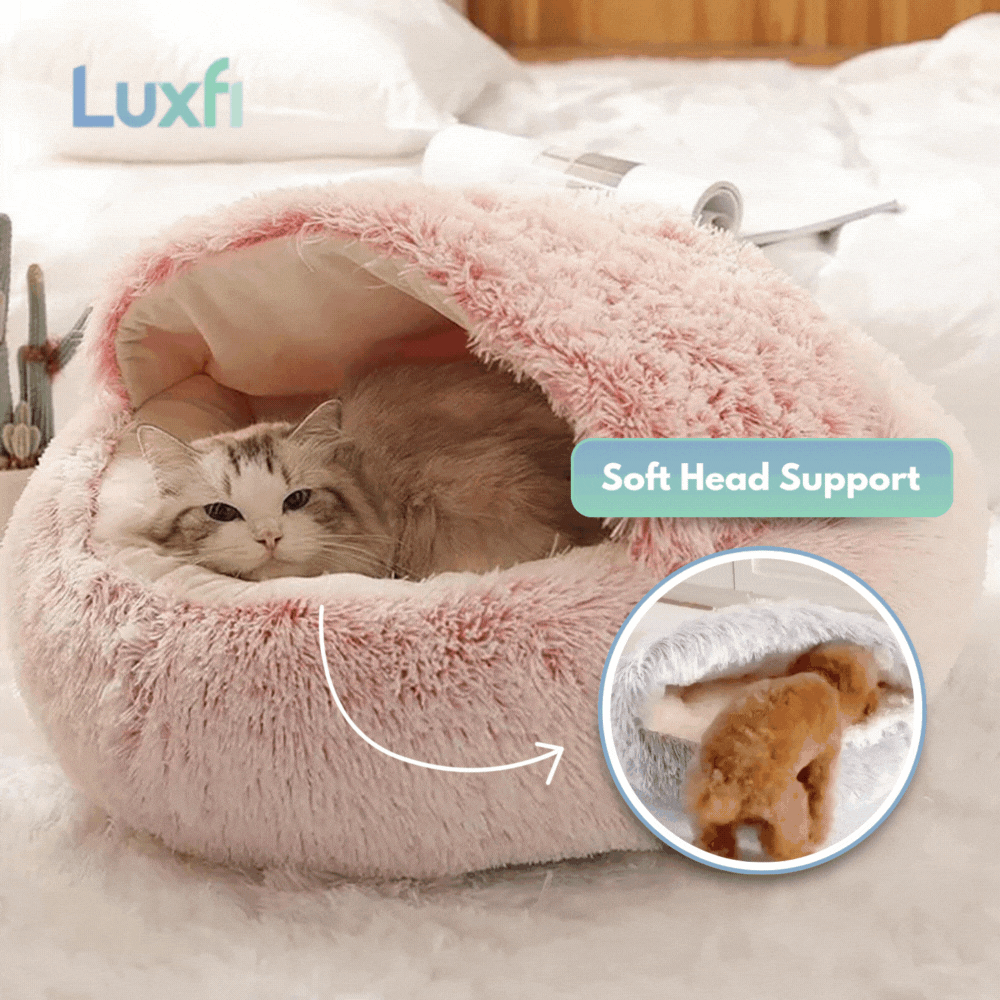 Kuscheliges Plüschbett für Hunde & Katzen