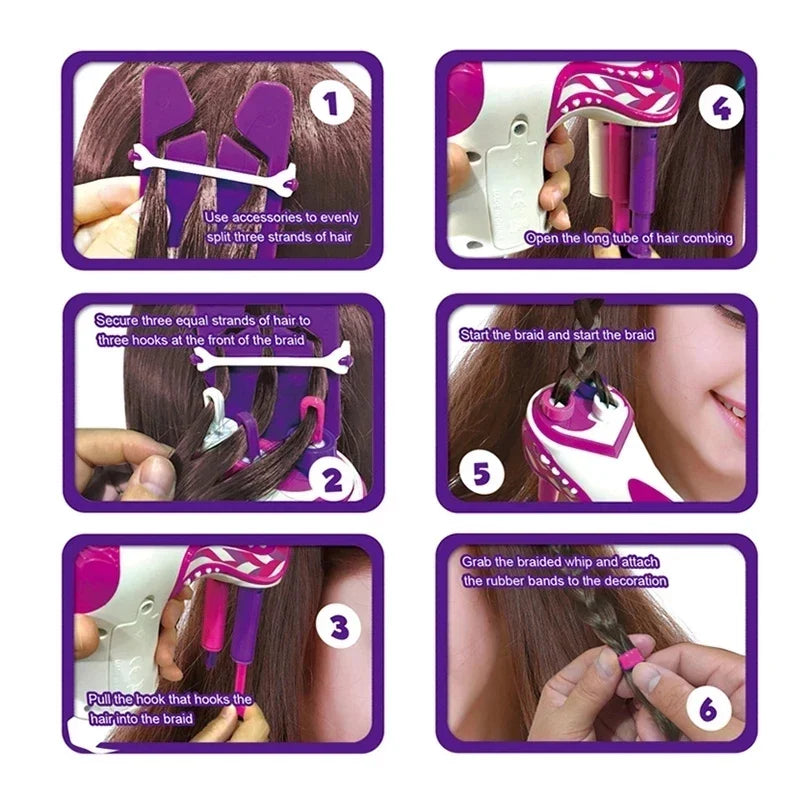 HairBraider™ | Automatic hair clip for quick and easy styling 