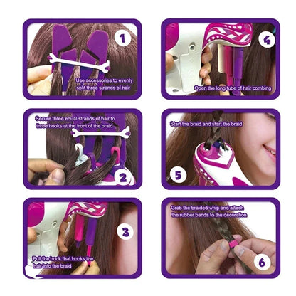 HairBraider™ | Automatic hair clip for quick and easy styling 