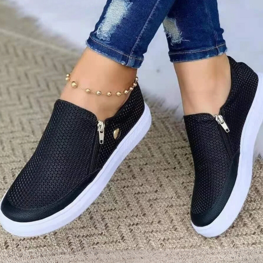 Bertha™ | Women's Zippered Orthopedic Shoes