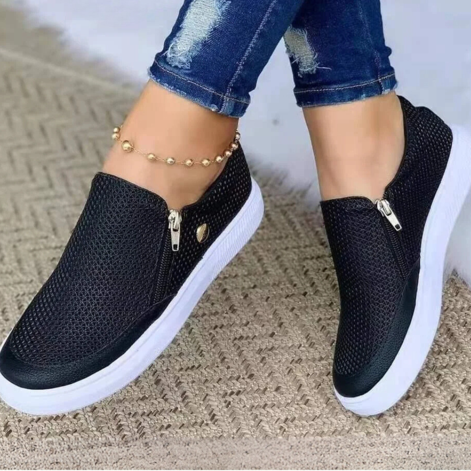 Bertha™ | Women's Zippered Orthopedic Shoes