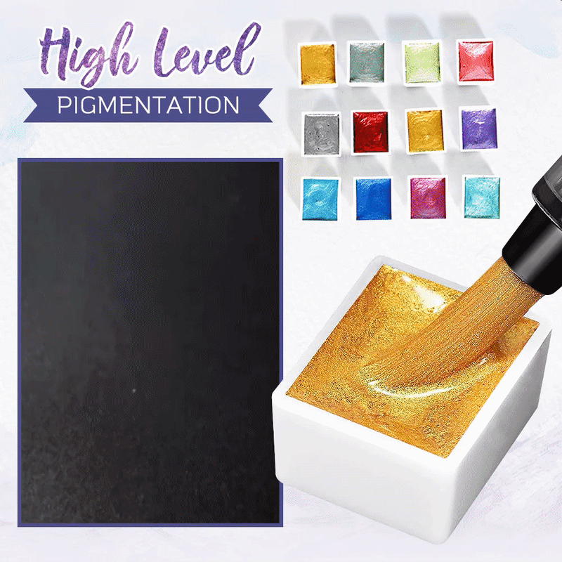 ArtisticGleam™ - Metallic Watercolor Painting Kit