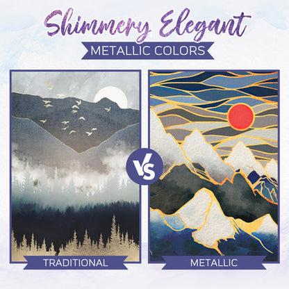 ArtisticGleam™ - Metallic Watercolor Painting Kit