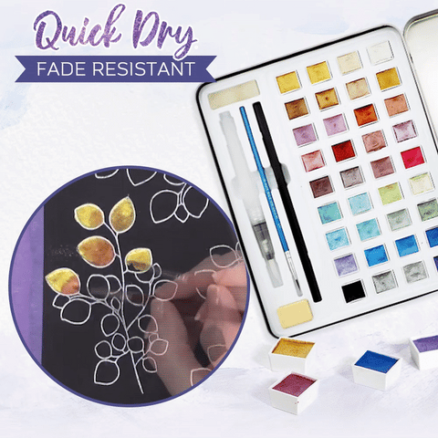 ArtisticGleam™ - Metallic Watercolor Painting Kit